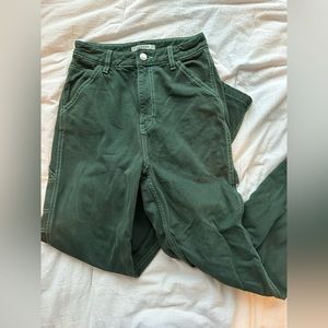 Pacsun Eco Green Boyfriend Carpenter Pants